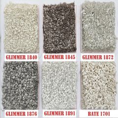 Thảm Len Dày Màu Trơn Glimmer