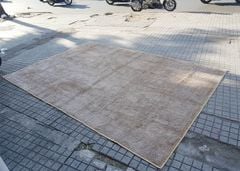 Thảm sofa lông xù màu nâu Plaza 1193