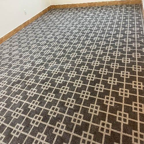 Thảm Hoa Văn Hiện Đại Màu Xám VG 6427