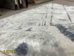 Thảm trang trí sofa ô vuông loang màu nhã nhặn TIANQING E 4278