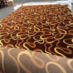 Thảm Trải Sàn Hoa Văn Màu Nâu Wilton Sa 2303