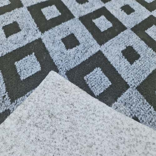 Thảm sàn dạng nỉ caro Jacquard 04 xám