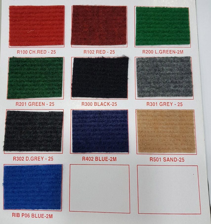 Thảm Nỉ Gân Rib 250