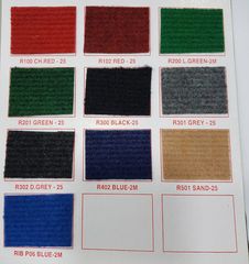 Thảm Nỉ Gân Xanh dương R 402