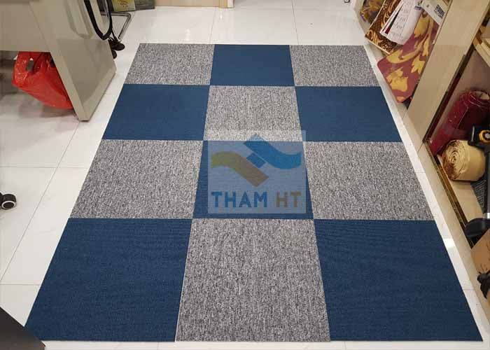 Thảm Gạch Màu Xanh Dương Fp 1116