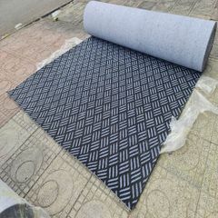 Thảm sàn nỉ vạt xéo Jacquard 11 xám