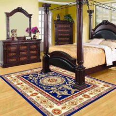Thảm Trang trí màu xanh dương FG 5310 Blue Size 2.0x2.8m