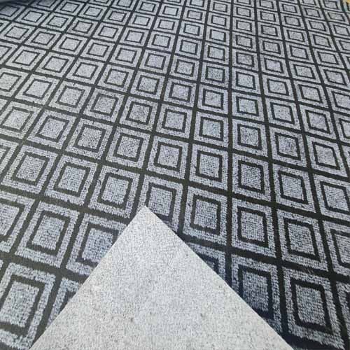Thảm sàn ô vuông Jacquard 08 xám