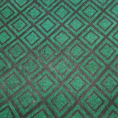 Thảm sàn ô vuông Jacquard 08 xanh lá