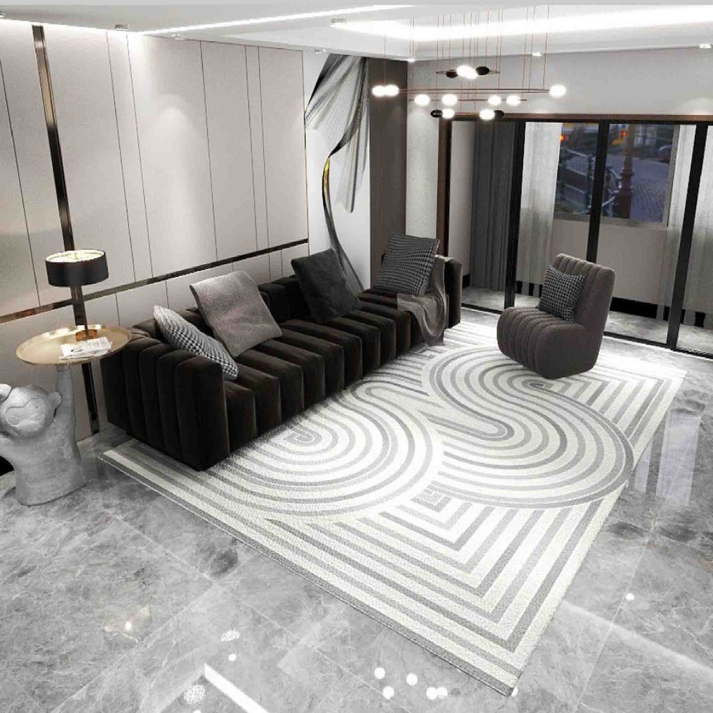 Thảm trang trí sofa kích thước lớn TQ 7338 GF