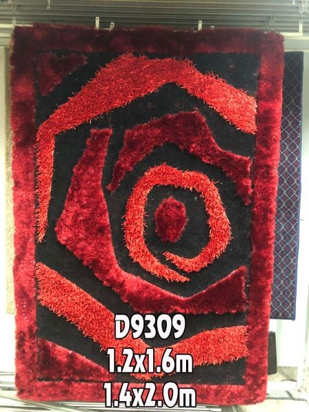  Thảm sofa hình hoa hồng D 9309 