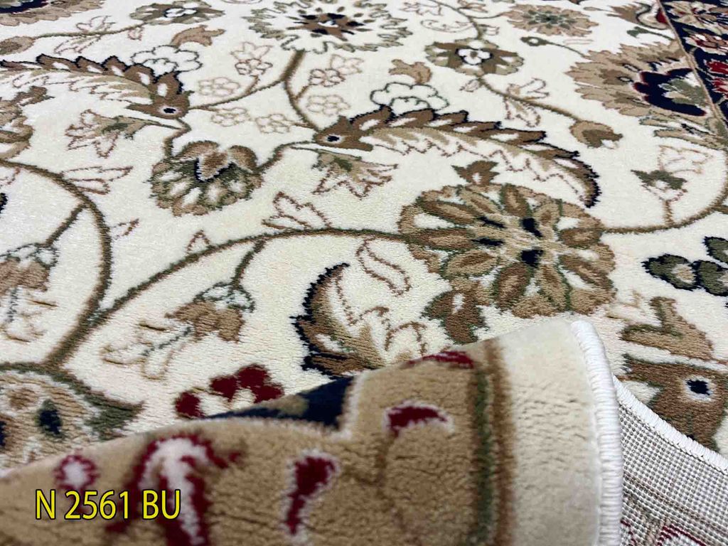 Thảm sofa len nhung màu xanh dương YL N 2561 BU