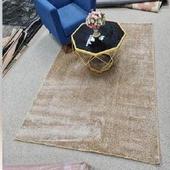 Thảm sofa lông xù màu nâu Plaza 1193