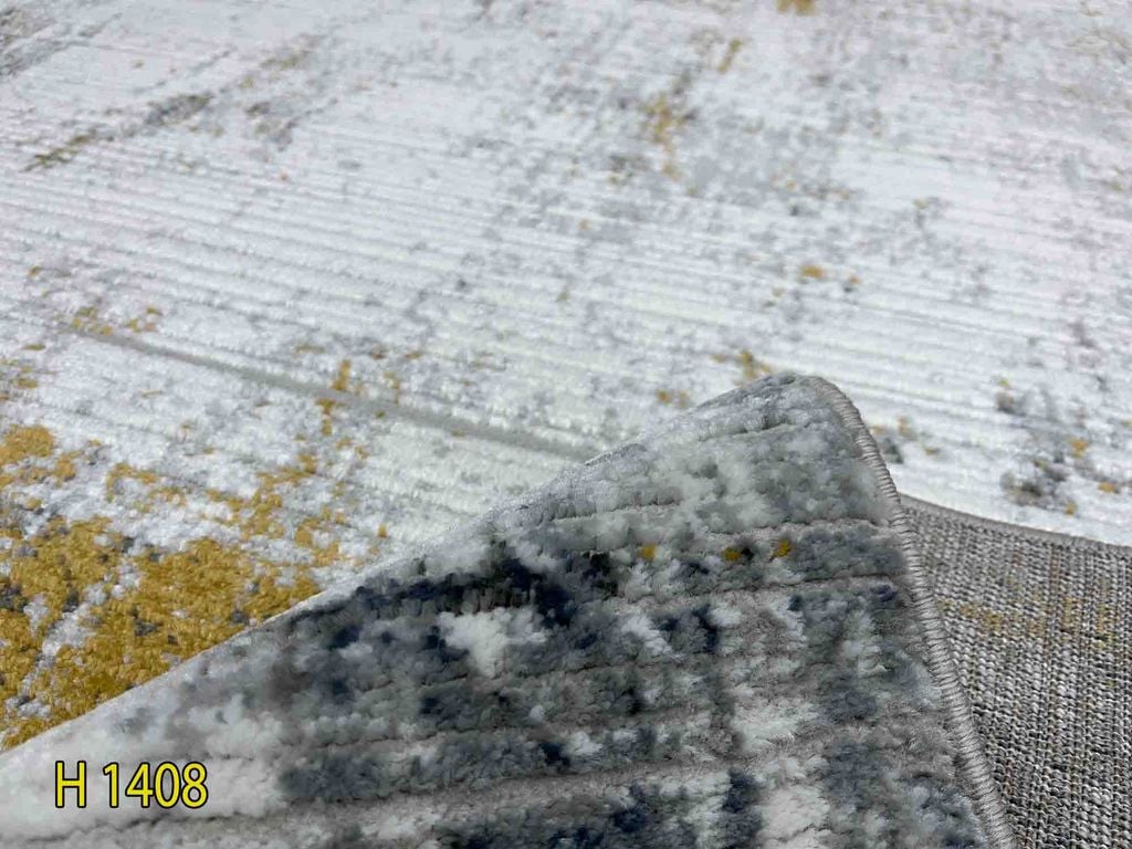 Thảm sofa hoa van loang màu TQ H 1408