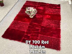 Thảm trải ghế sofa màu đỏ DY 700 Red