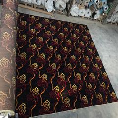 Thảm Trải Sàn Hoa Văn Màu Đen Wilton Sa 964