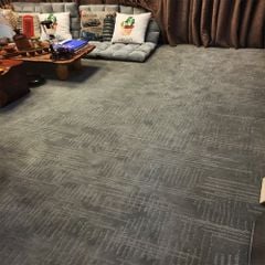 Thảm Trải Sàn Mặt Len Xám Sang Trọng Nobu 875