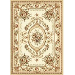 Thảm sofa cao cấp bông hoa thiết kế sang trọng màu kem YALAN RB 11473 IV