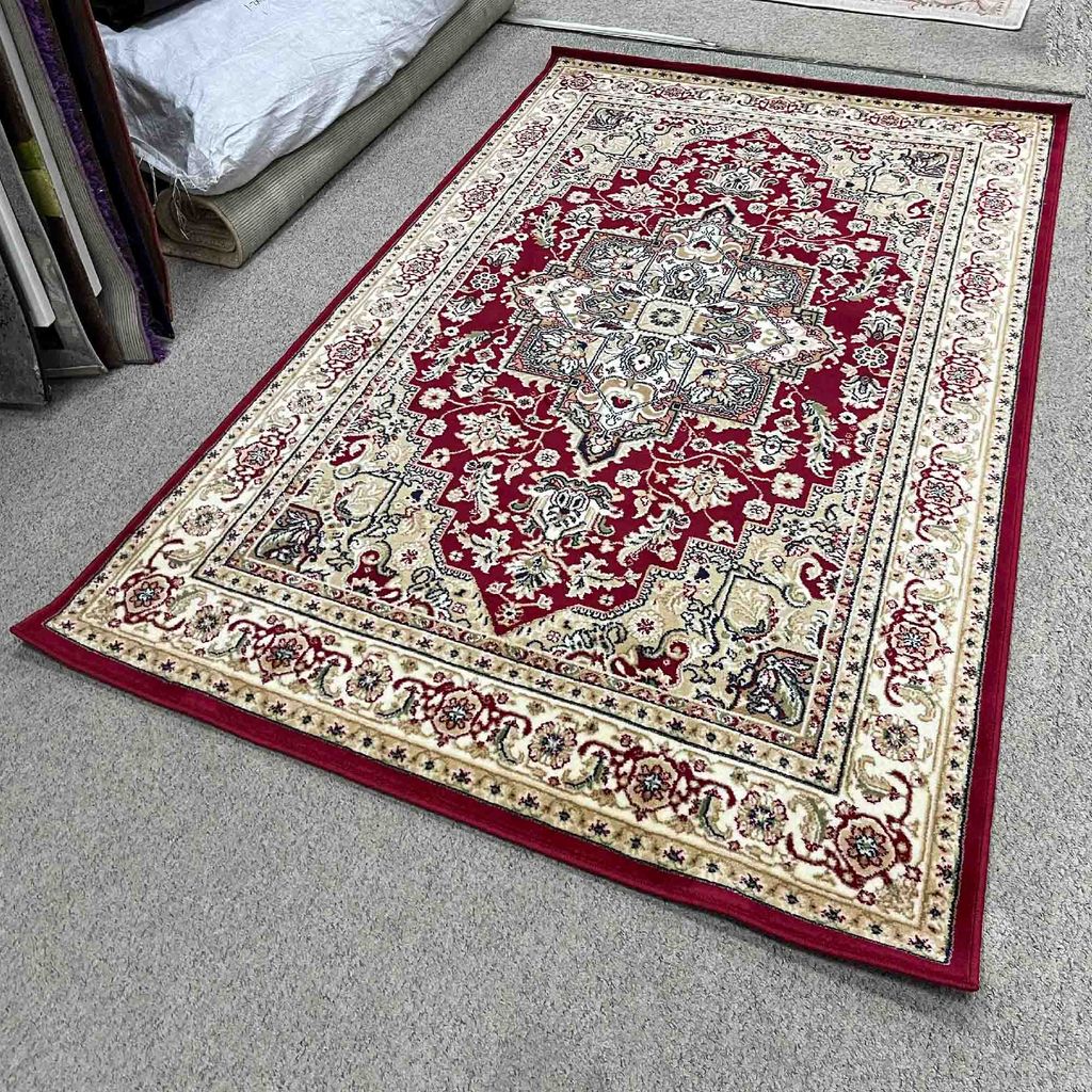 Thảm Sofa Trang trí Giá rẻ màu đỏ YL N 2444 BU