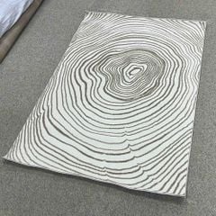 Thảm trang trí sofa họa tiết vòng xoay ma thuật BANXIA 7758 CY