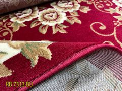 Thảm sofa trang trí họa tiết hoa mai YALAN RB 7313