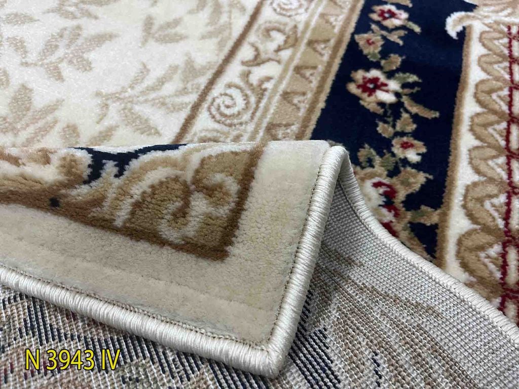 Thảm Trang trí sofa cổ điển màu xanh dương YL N 3943 IV