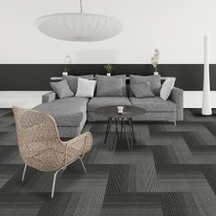 Thảm trải sàn giá rẻ HAWAII 04 màu đen