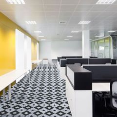 Thảm sàn dạng nỉ caro Jacquard 04 xám