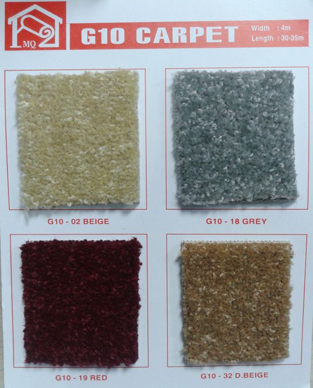 Thảm Trải Sàn Dạng Len Màu Đỏ Sậm G10 -19