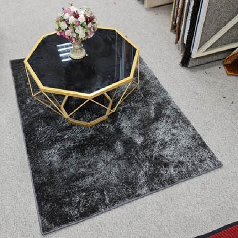 Thảm Sofa Màu Xám Đen Plaza 1179