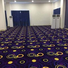 Thảm Hoa Văn Tròn Tông Xanh Dương Wilton SA 1061