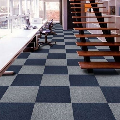 Thảm Gạch Lót Sàn Màu Trơn Pixel