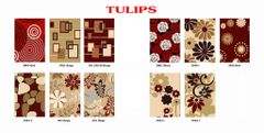 Thảm Sofa Màu Đỏ Tulips 3924R