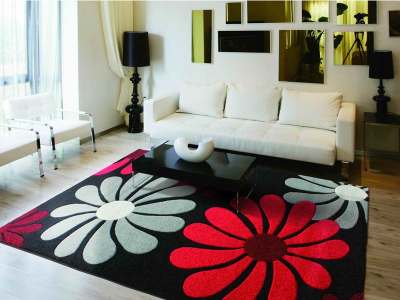  Thảm Sofa Hình Hoa Dòng Tulips 