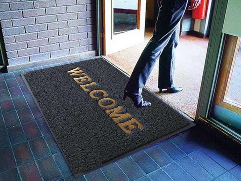 Thảm Chùi Chân Chống Trượt Welcome Loại 3.1kg/m2 ( Wc )