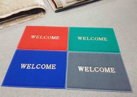 Thảm Chùi Chân Chống Trượt Welcome Loại 3.1kg/m2 ( Wc )