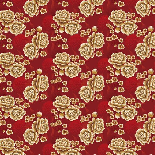 Thảm Nylon Printing Màu Đỏ YH 20129