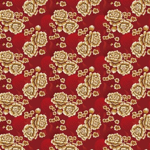 Thảm Nylon Printing Màu Đỏ YH 20129
