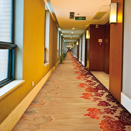 Thảm Nylon Printing Màu Kem YHZL 90128