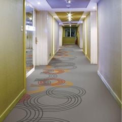 Thảm Nylon Printing Màu Xám Đậm YHZL 90208