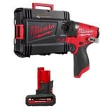 Bộ máy vặn vít MILWAUKEE M12 FID2 gồm thân máy, pin 4a và sạc