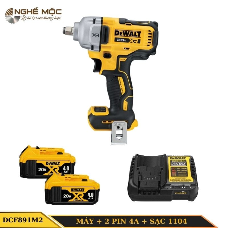 Máy siết bu lông 18-20V Max Dewalt DCF891
