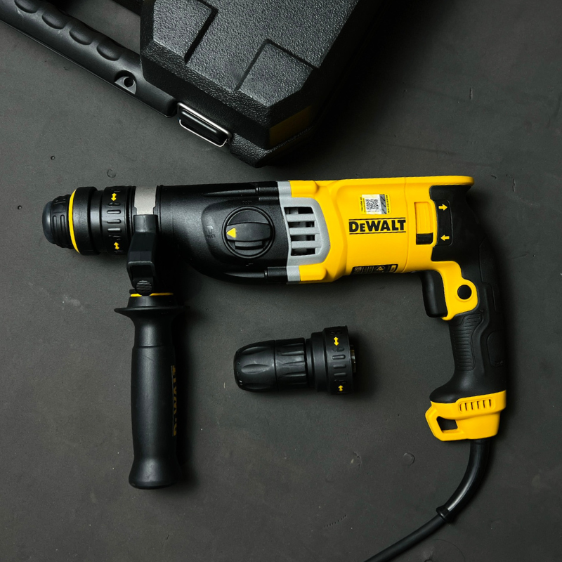 Taladro Rotomartillo Dewalt D25144K: Potencia y Precisión en tus Manos - Taladro Rotomartillo Doble Mandril Dewal