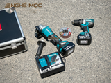 BỘ SẢN PHẨM(DHP484＋DGA408) MAKITA DLX2215TX2