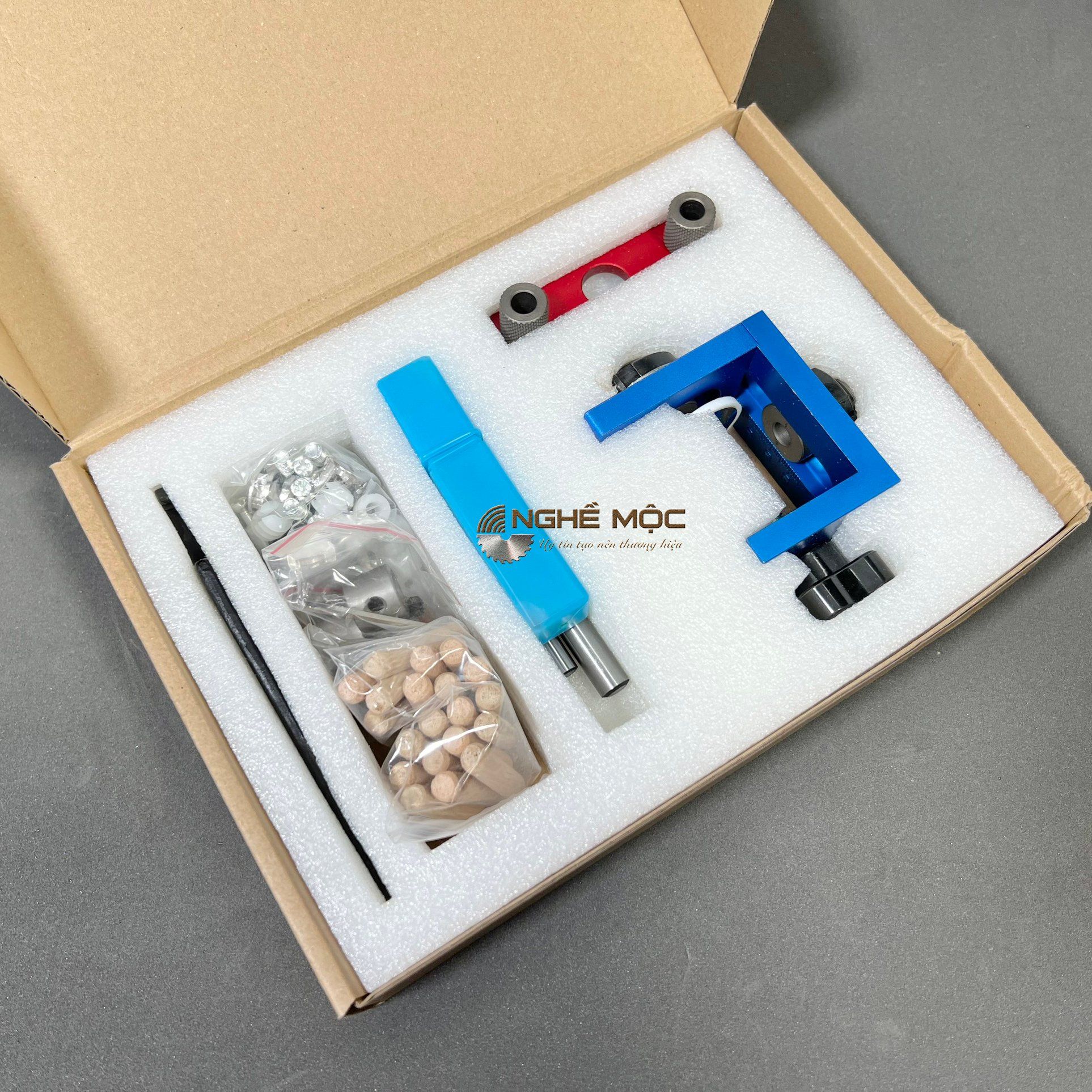 Cữ khoan cam khoan thẳng một lỗ