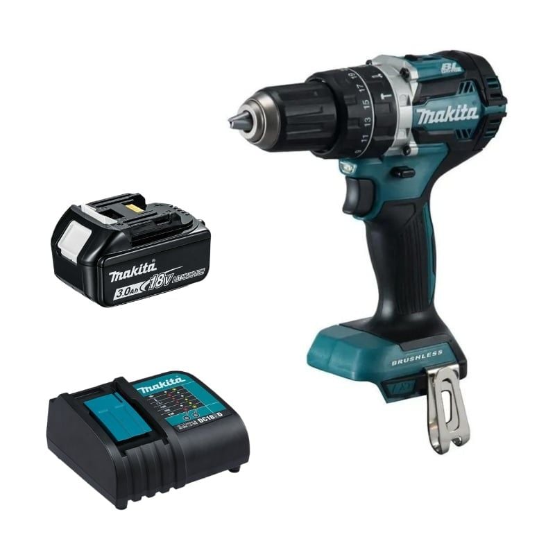 Máy khoan búa vặn vít dùng pin Makita DHP484Máy khoan búa vặn vít dùng pin Makita DHP484