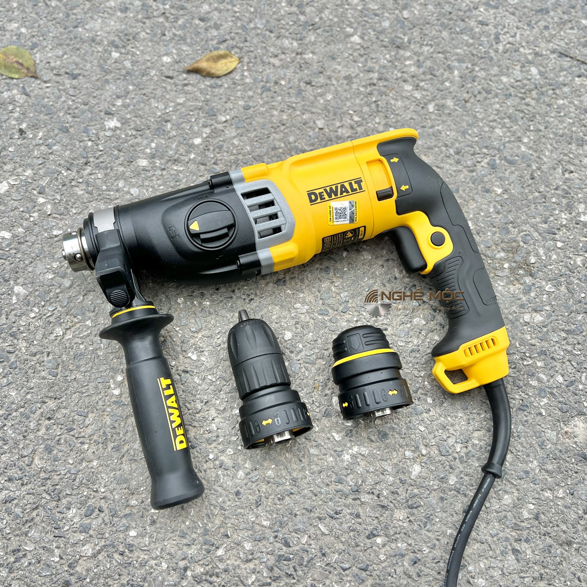 Taladro Rotomartillo Dewalt D25144K: Potencia y Precisión en tus Manos - Taladro Rotomartillo Doble Mandril Dewal