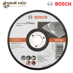 Đá cắt inox 105x1.0x16 Bosch 2608603413