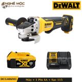 Thân máy mài dùng pin 18V DeWALT DCG406N-XJ