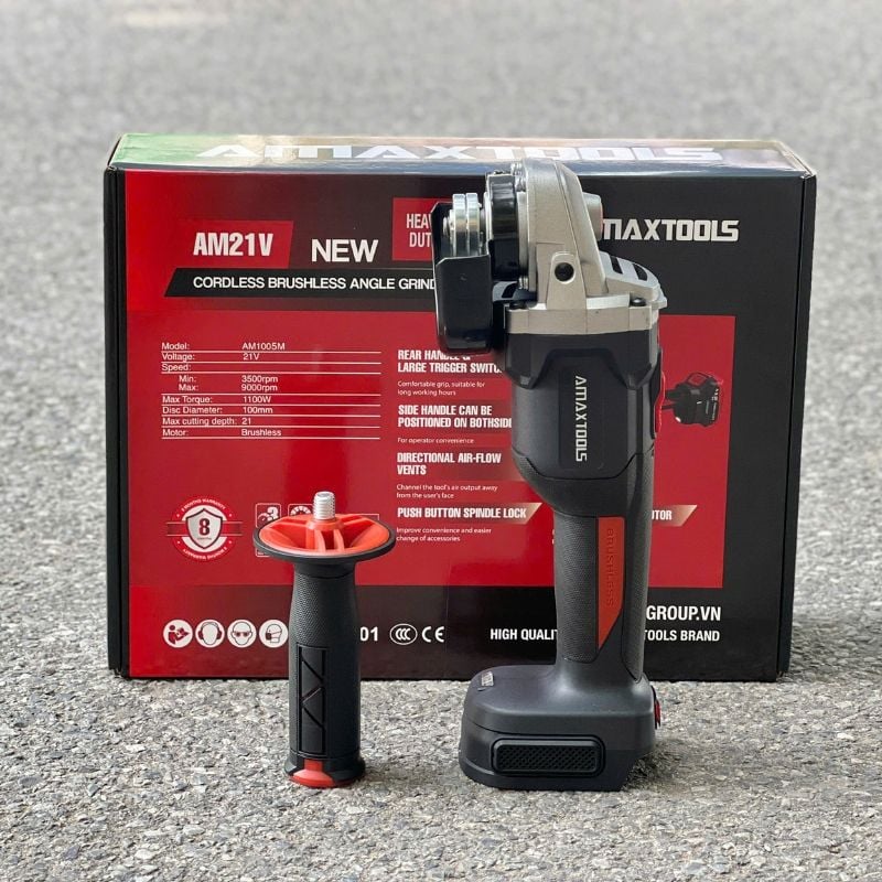Máy mài góc dùng pin 21V Amaxtools AM100SM